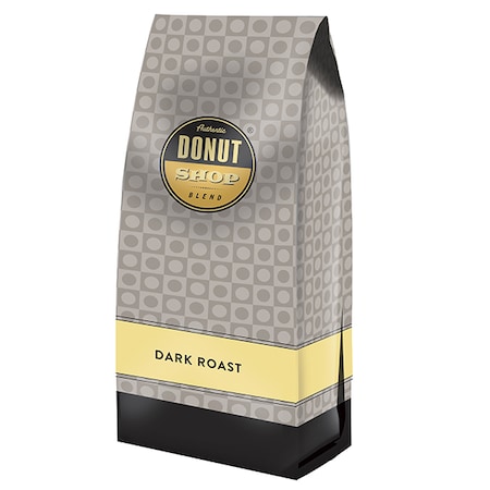 Authentic Donut Shop Blend Whole Bean Coffee, Dark Roast, 2 Lbs Bags, PK6 PK CRI4446